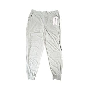 Athleta Brooklyn Textured Jogger Pants Women Size 12 Light Green‎ NWT